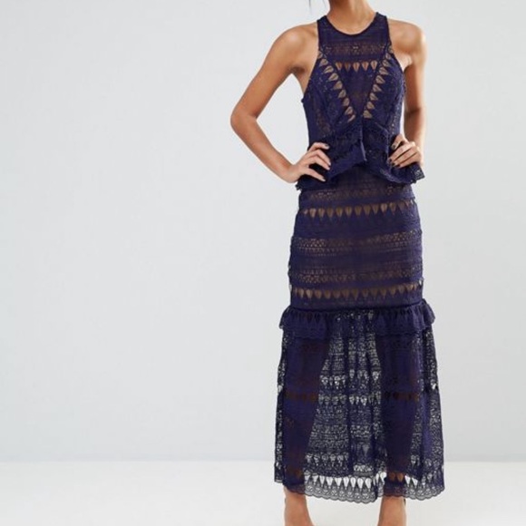 Self-Portrait Dresses & Skirts - Self Portrait lace maxi dress